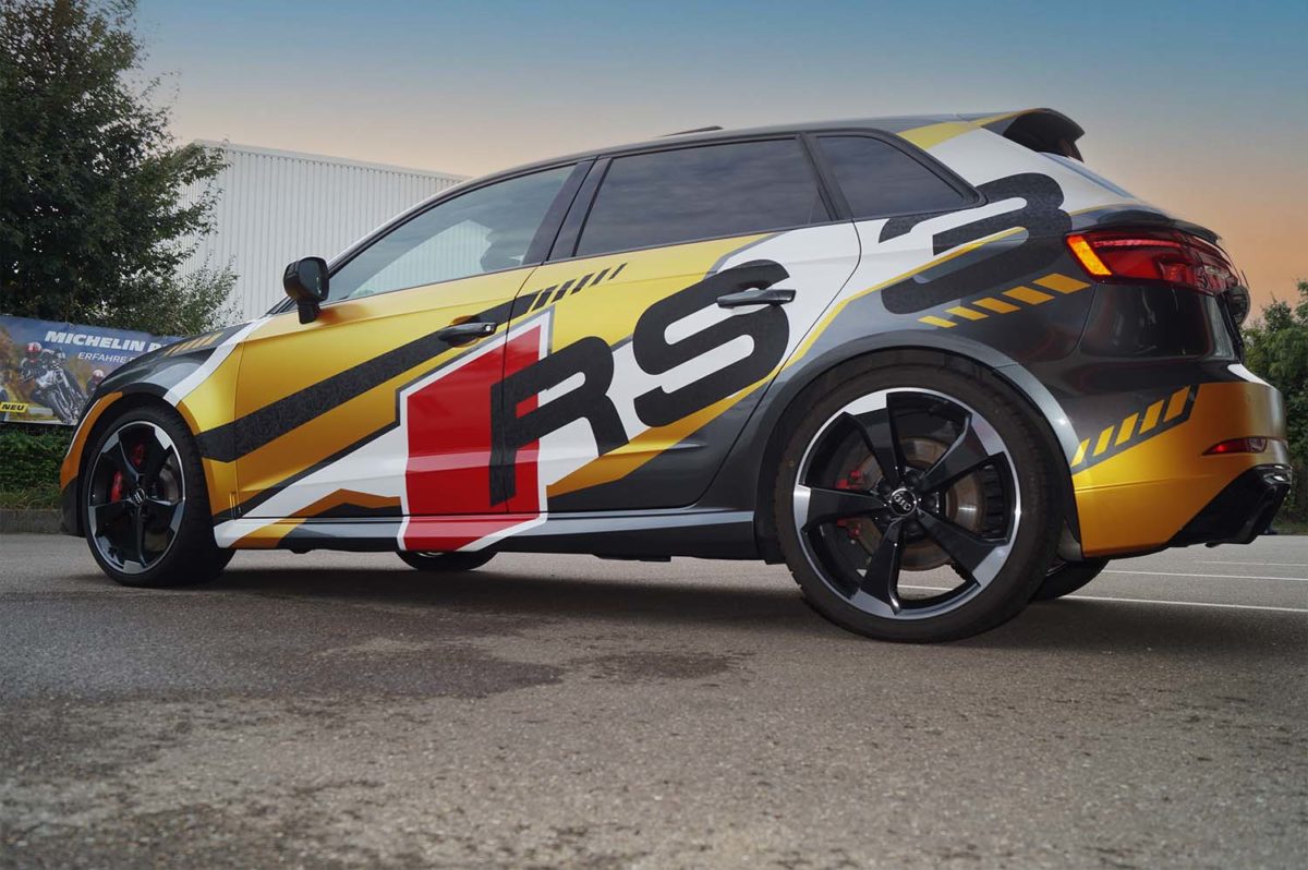 Audi RS3 Dekorfolierung - Sticker-Werk