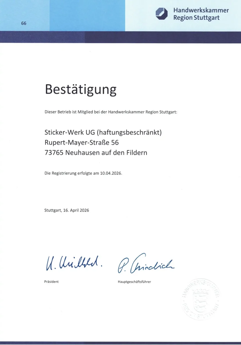 Mitglied Handwerkskammer